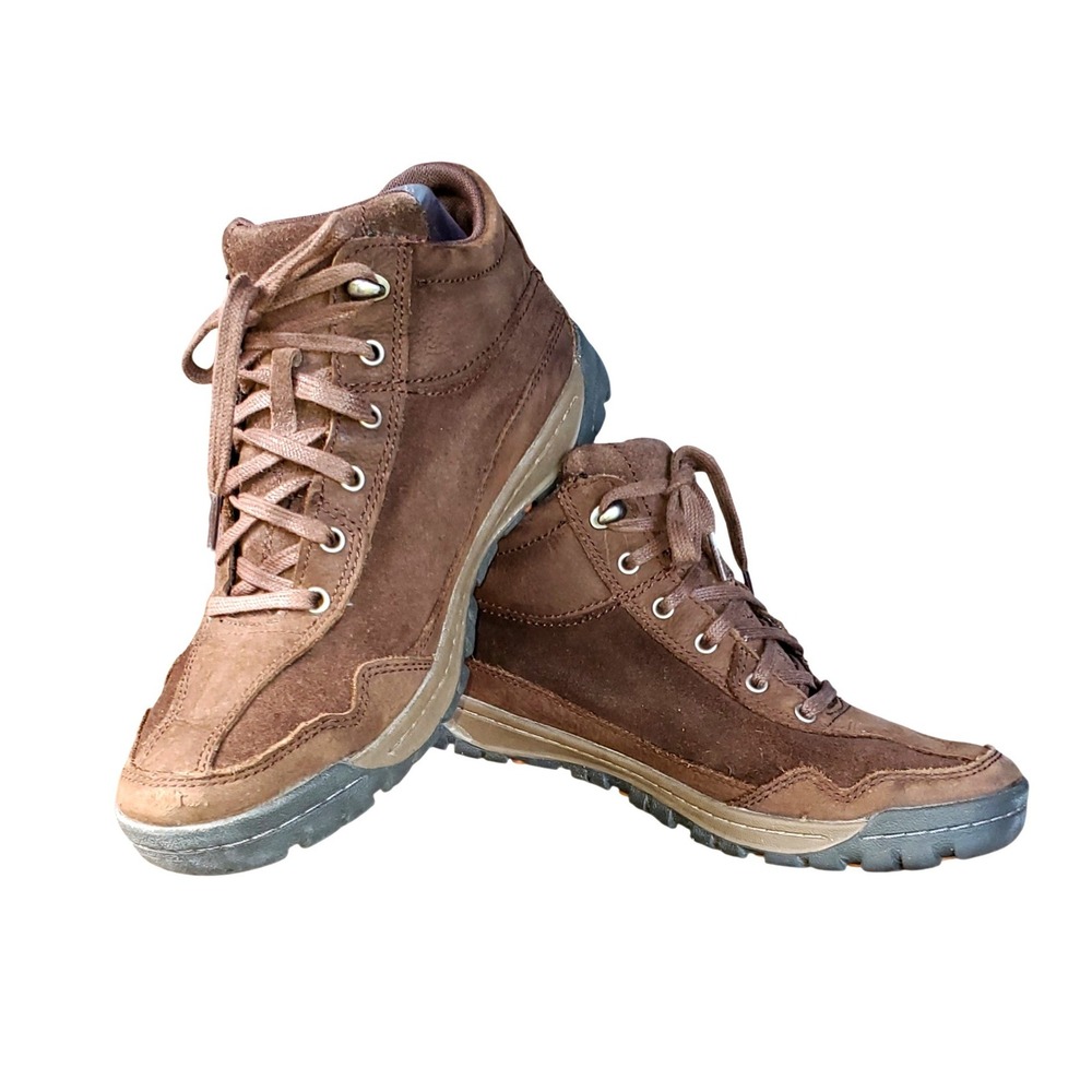 Merrell Cafe Performance Footwear J23453 Mens Brown Leather Hiking Boots Size 8